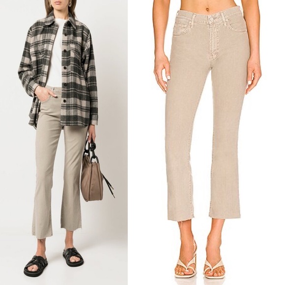 MOTHER Denim - Mother Insider Ankle Fray in Chalk it Up size 25